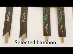 Karbonisasi Tensoge Chopsticks dengan lengan kertas terbuka individu