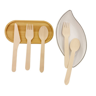 Eco Friendly Satu Kali Penggunaan Perlengkapan Makan Bamboo Set Perlengkapan Makan Portable Satu Kali Penggunaan