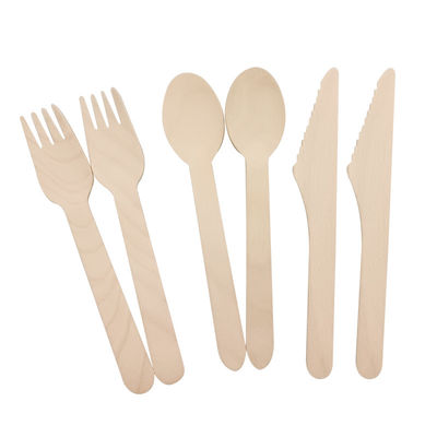 Eco Friendly Satu Kali Penggunaan Perlengkapan Makan Bamboo Set Perlengkapan Makan Portable Satu Kali Penggunaan