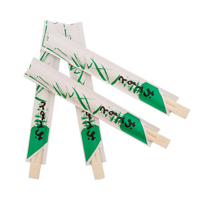 Eco-Friendly Custom Logo Disposable Chopsticks untuk Janpanese Sushi Twin Chopsticks