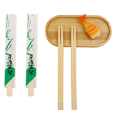 Eco-Friendly Disposable Bamboo Twin Chopsticks Logo yang dapat disesuaikan
