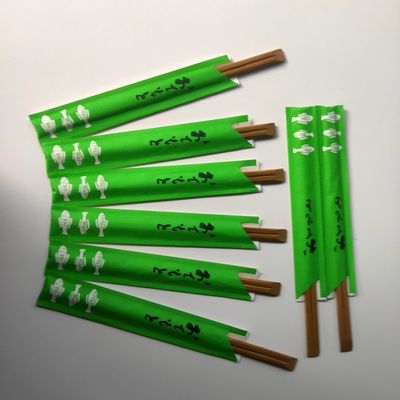 Natural Custom Bambu Chopsticks Satu kali pakai Bambu Chopsticks Untuk Restoran Sushi