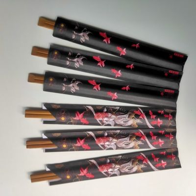Natural Custom Bambu Chopsticks Satu kali pakai Bambu Chopsticks Untuk Restoran Sushi