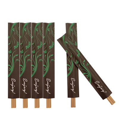 Eco Friendly Chopsticks Karbonisasi Kenyamanan Chopsticks Custom Untuk Restoran