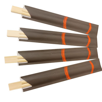 Bamboo Twin Chopsticks 100% Warna Alami Sushi Jepang sekali pakai dengan finishing yang dipoles