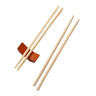 Portable individu dibungkus sumpit permukaan halus Custom sumpit bambu