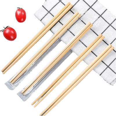 OPP Pengemasan Bambu Bulat Satu kali pakai Chopstick Produsen Custom Logo dan Pengemasan Bisa digunakan untuk rumah tangga / Restoran / Hotel