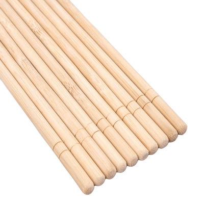 Portable individu dibungkus sumpit permukaan halus Custom sumpit bambu