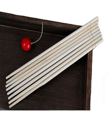 Portable individu dibungkus sumpit permukaan halus Custom sumpit bambu