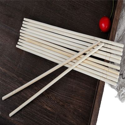 Portable individu dibungkus sumpit permukaan halus Custom sumpit bambu