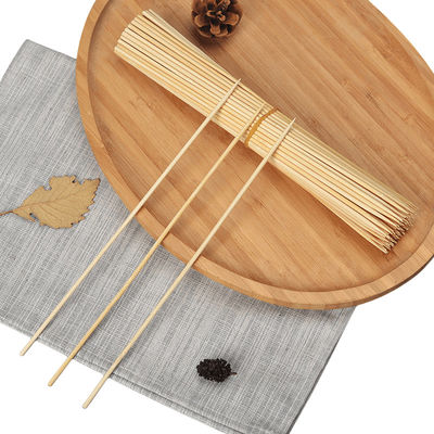 Bahan makanan tahan panas Barbecue Skewer Stick 12cm Panjang Bambu Skewer Stick