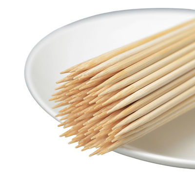 Grade Makanan Non Stick Bamboo Grilling Skewers Bahan Ramah Lingkungan
