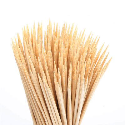 Bungkus BBQ Bamboo Stick 4.0 Lebar Bbq Bamboo Skewers Biodegradable