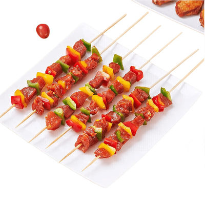 Stiker Bambu Panjang Ringan Portable Stiker Barbeque Bambu Disesuaikan