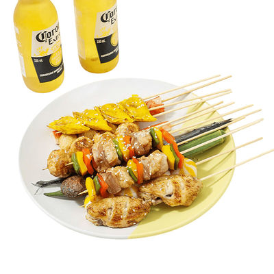 Tongkat bambu sekali pakai untuk barbekyu dengan lebar 4,0 dan panjang 50cm