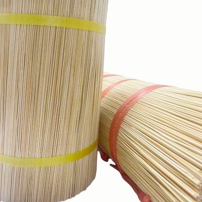 Custom Incense Sticks Raw Bamboo Stick 1.3mm Dia Materials 22cm 28cm 32cm 39cm Bamboo Incense Stick