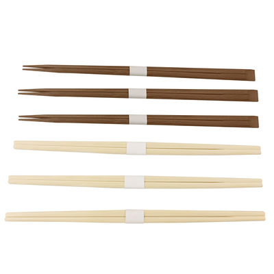 Sumpit Bambu Sekali Pakai yang Dapat Disesuaikan untuk Sushi dan Masakan Jepang Desain Modern Alami/Karbonisasi