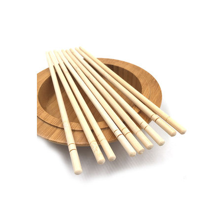 Gaya modern sekali pakai bambu alam bulat sumpit dengan paket OPP dalam jumlah besar