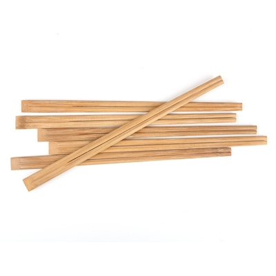 Sumpit Bambu Sekali Pakai Terbungkus Kertas Terbuka Atau Penuh yang Disesuaikan, Sumpit Bambu Karbonisasi Biodegradable