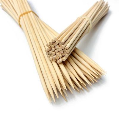 Berbagai Ukuran Pabrik Langsung Alami Kualitas Tinggi Steak sekali pakai Bambu BBQ Skewer Stick