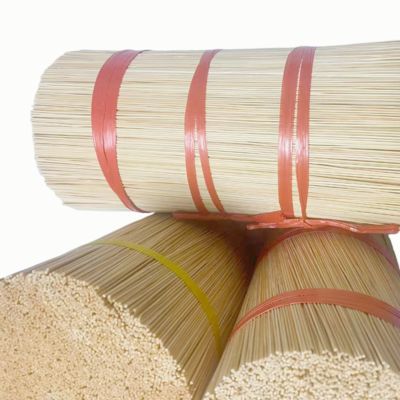 China Bamboo Stick Factory Supply High -quality 1.3 Round Agarbatti Bamboo Sticks for Incense Stick Making Incense 8inch,9inch,12inch