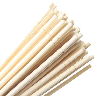 Alami 5.0mm 5.5mm 6.0mm sumpit bambu sekali pakai bulat Sumpit Sumpit Sekali Pakai Biodegradable untuk Restoran Sushi Camping Sumpit Cina Grosir