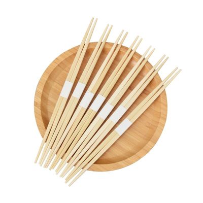 Ramah lingkungan 4,8mm Diameter Aman Kontak Makanan Biodegradable Rikyu Chopsticks Gaya Jepang Chopsticks Dua Titik