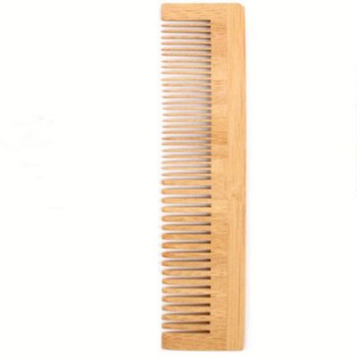 Promosi Penjualan Panas Sisir Rambut Bambu Kustom Dibuat dari Sisir Rambut Bambu Alami untuk Hotel dan Perjalanan
